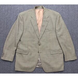 Polo University Club Blazer Mens 48‎ R Houndstooth Wool Ralph Lauren Jacket *